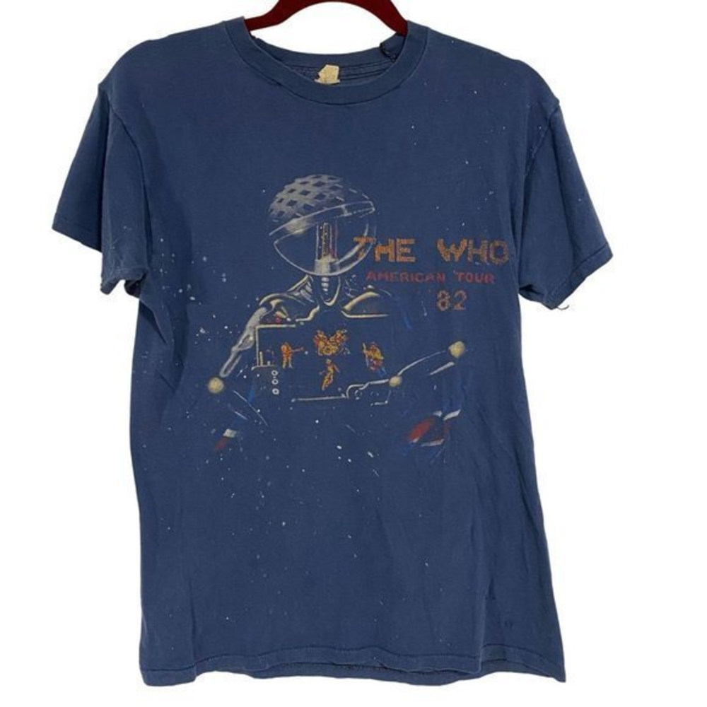 The Who 1982 American Tour Vintage T-Shirt‎ Large